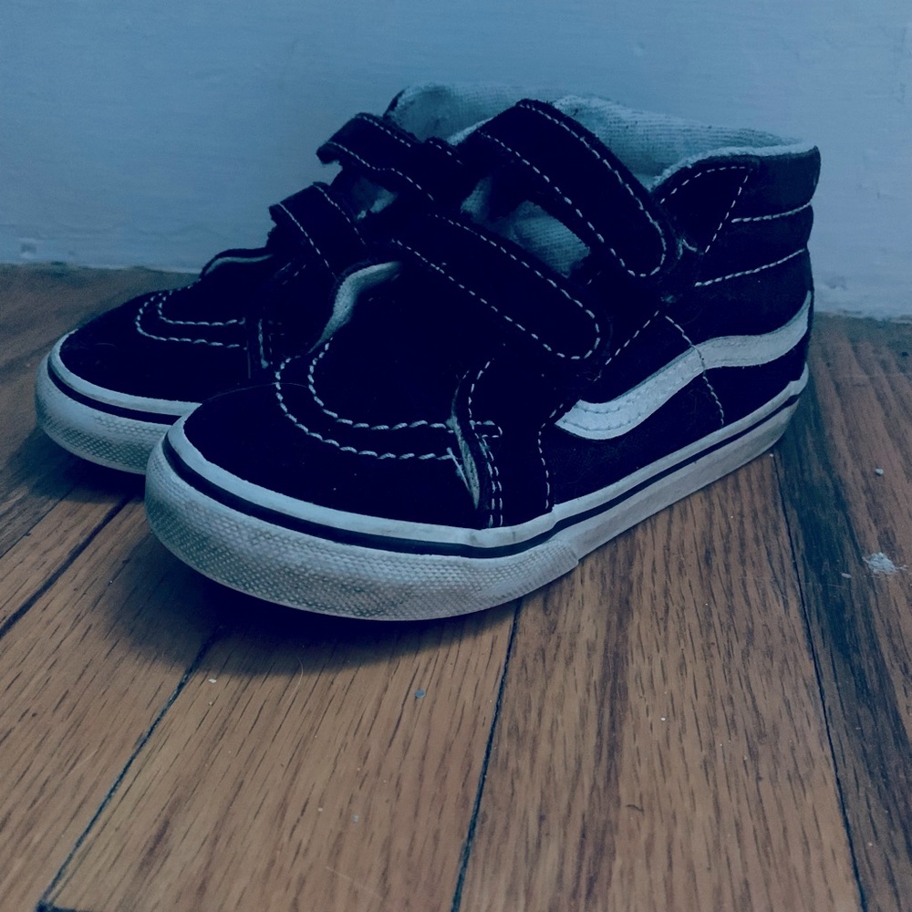 Kids Black Vans